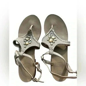 Jack Rogers Sandals with Rhinestones Size 9